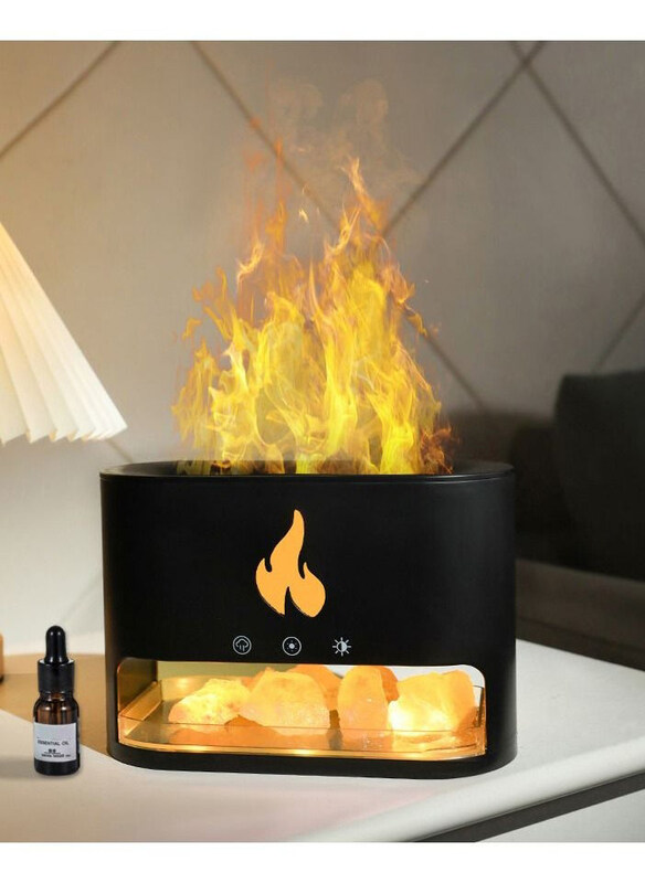 Generic Flame Aromatherapy Diffuser Essential Oil Diffuser USB Ultrasonic Cool Mist Humidifier, Black
Generic Flame Aromatherapy Diffuser Essential Oil Diffuser USB Ultrasonic Cool Mist Humidifier, Black