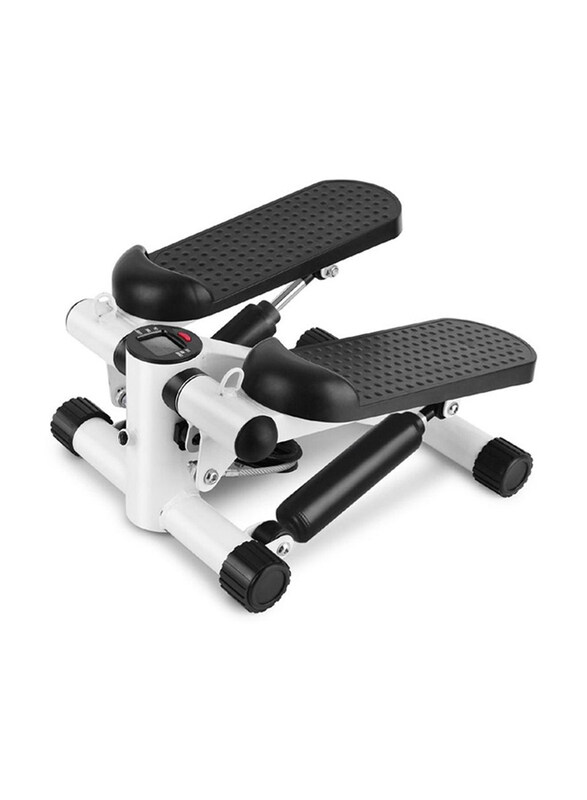 DubaiGallery Adjustable Height Mini Stepper Trainer with Resistance Bands & LCD Monitor, Black/White
DubaiGallery Adjustable Height Mini Stepper Trainer with Resistance Bands & LCD Monitor, Black/White