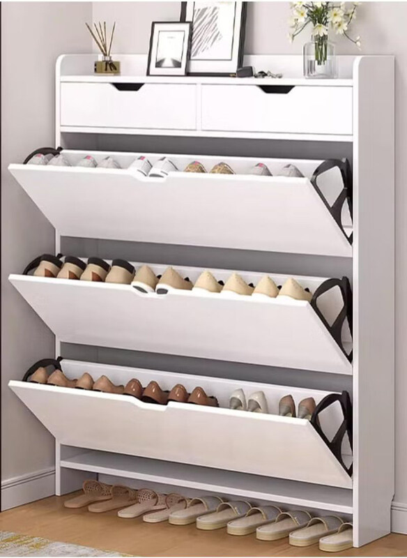 DubaiGallery Wooden Modern Luxury Hallway Stylish Simple Balcony Shoe & Slipper Storage Rack Cabinet, White
DubaiGallery Wooden Modern Luxury Hallway Stylish Simple Balcony Shoe & Slipper Storage Rack Cabinet, White