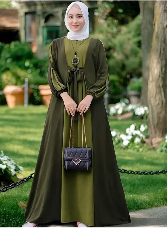 DubaiGallery Dubai Robe Abaya/Party Kaftan Gown Eid Islamic Muslim Women Long Dress, Green
DubaiGallery Dubai Robe Abaya/Party Kaftan Gown Eid Islamic Muslim Women Long Dress, Green