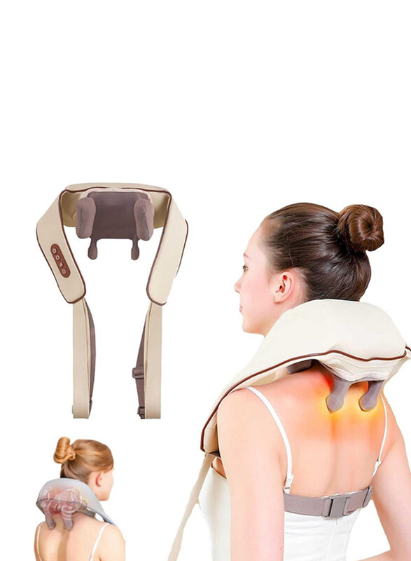 DubaiGallery Electric Neck Massager Shiatsu Massagers Deep Tissue 3D Kneading Neck and Back Massager, Beige
DubaiGallery Electric Neck Massager Shiatsu Massagers Deep Tissue 3D Kneading Neck and Back Massager, Beige
