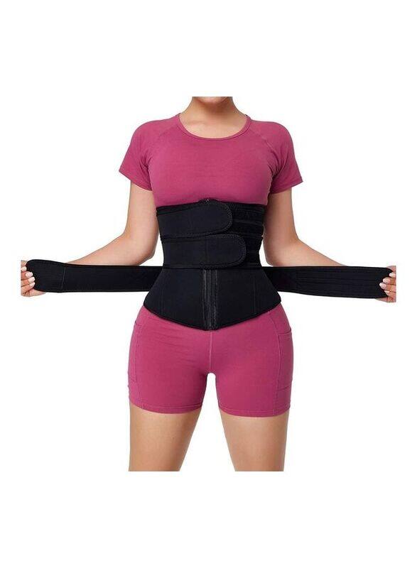 XiuWoo Neoprene 3 Belts Waist Trimmer with Zipper Sports Girdle Band, Small, Black
XiuWoo Neoprene 3 Belts Waist Trimmer with Zipper Sports Girdle Band, Small, Black