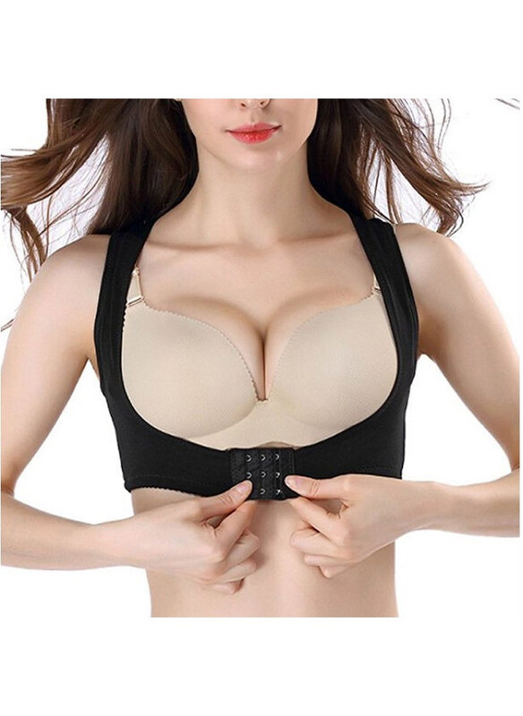 DubaiGallery Women X Type Back Shoulder Body Posture Corrector Chest Brace Support Belt Vest Lift Bra, Black
DubaiGallery Women X Type Back Shoulder Body Posture Corrector Chest Brace Support Belt Vest Lift Bra, Black
