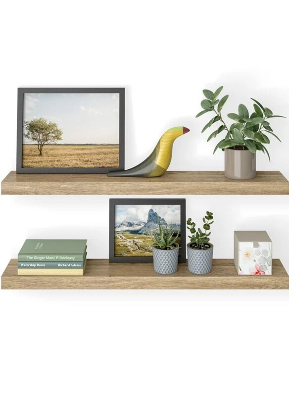 DubaiGallery 2-Pieces Rectangular Floating Wall Mounted Display Storage Shelves, Beige
DubaiGallery 2-Pieces Rectangular Floating Wall Mounted Display Storage Shelves, Beige