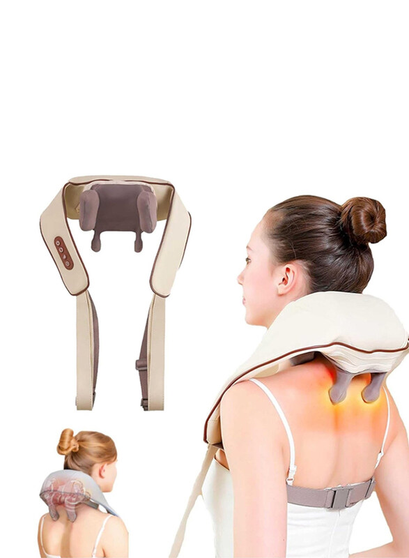 DubaiGallery 3D Manipulator Massage Shawl with Heating Multifunctional U Shape Electric Kneading, Beige
DubaiGallery 3D Manipulator Massage Shawl with Heating Multifunctional U Shape Electric Kneading, Beige