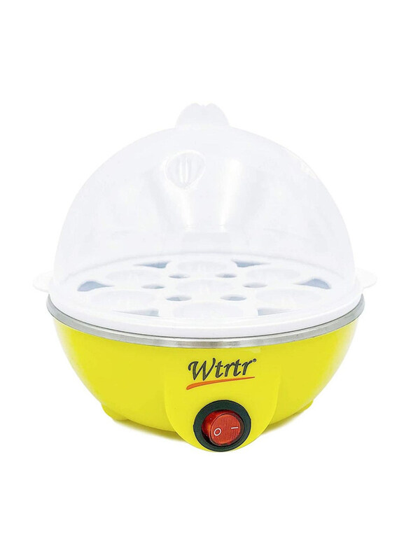 Wtrtr 7 Egg Capacity Egg Boiler Steamer Electric Egg Cooker, 350W, Yellow/Clear
Wtrtr 7 Egg Capacity Egg Boiler Steamer Electric Egg Cooker, 350W, Yellow/Clear