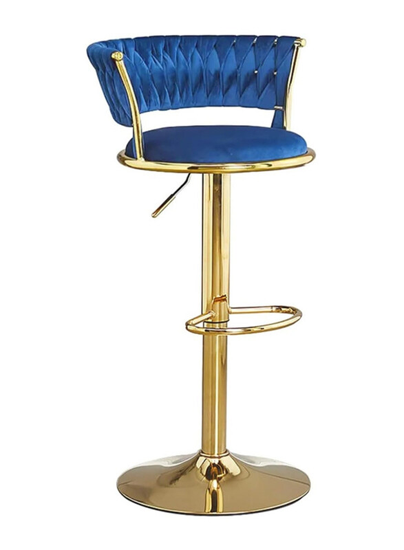 DubaiGallery Modern Velvet Adjustable Barstools 360° Swivel Counter Stools with Golden Base, Blue
DubaiGallery Modern Velvet Adjustable Barstools 360° Swivel Counter Stools with Golden Base, Blue