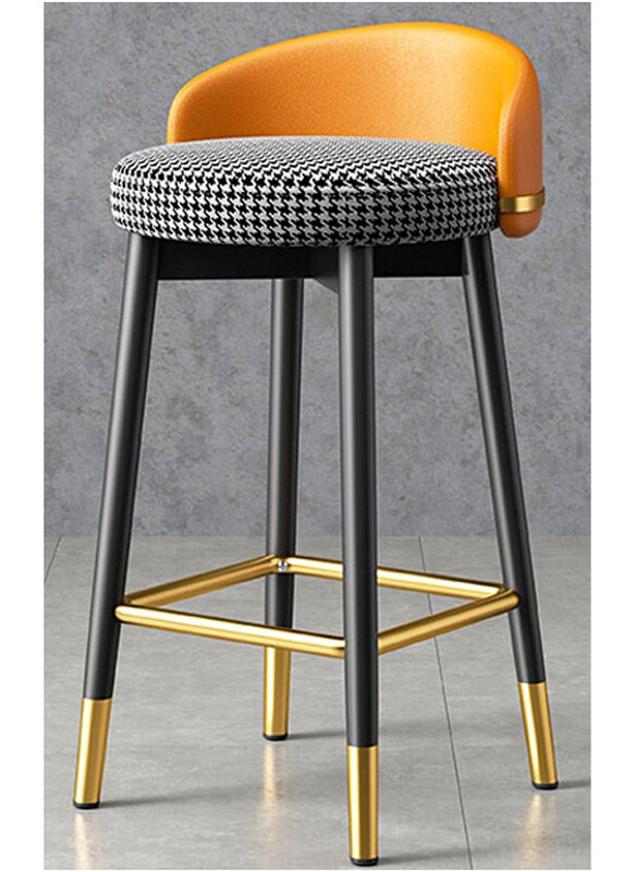 DubaiGallery Luxury Home Metal Legs with Velvet Cushion High Back Stools Nordic Bar Chair, Multicolour
DubaiGallery Luxury Home Metal Legs with Velvet Cushion High Back Stools Nordic Bar Chair, Multicolour