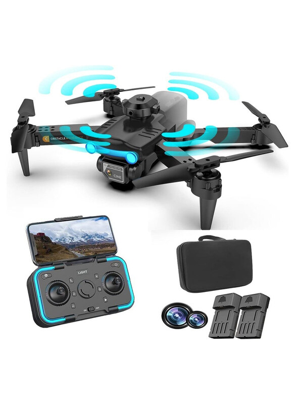DubaiGallery H8 RC 4K HD Dual Camera Aerial Photo UAV WIFI FPV Obstacle Avoidance Foldable Quadcopter Mini Drone, Black
DubaiGallery H8 RC 4K HD Dual Camera Aerial Photo UAV WIFI FPV Obstacle Avoidance Foldable Quadcopter Mini Drone, Black