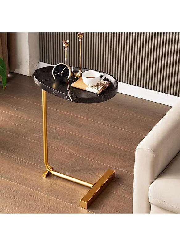 DubaiGallery Oval Contemporary Coffee Portable Small Side Table with Storage for Small Spaces, Black/Gold
DubaiGallery Oval Contemporary Coffee Portable Small Side Table with Storage for Small Spaces, Black/Gold