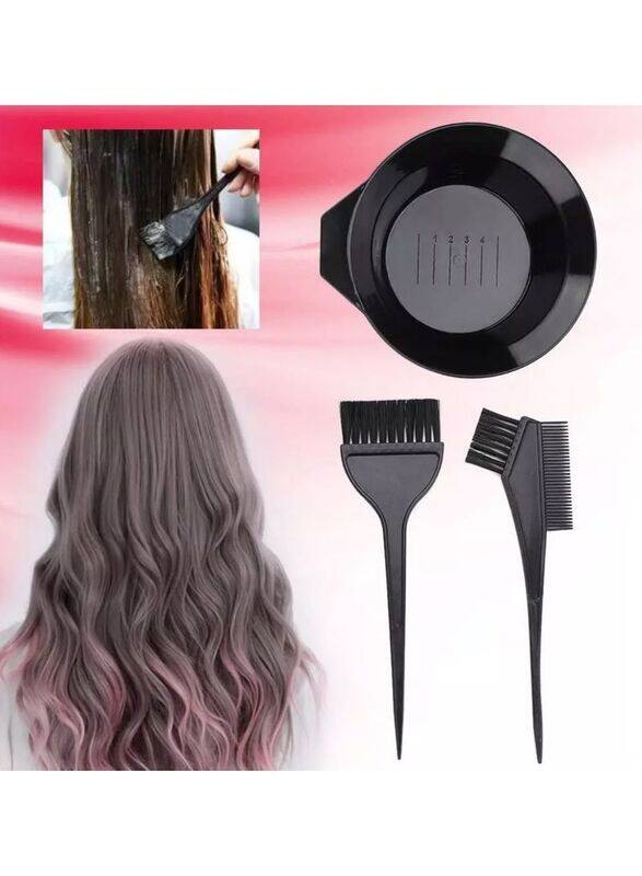 Generic Hair Dressing Brushes Bowl Combo Salon Hair Colour Dye Tint Tool Set Kit, 4 Pieces, Black
Generic Hair Dressing Brushes Bowl Combo Salon Hair Colour Dye Tint Tool Set Kit, 4 Pieces, Black