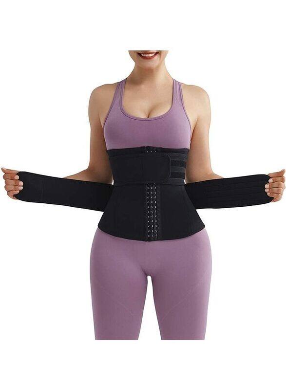 XiuWoo Waist Trimmer Belt Neoprene with Zipper Sports Girdle Band, 3-Piece, X-Large, Black
XiuWoo Waist Trimmer Belt Neoprene with Zipper Sports Girdle Band, 3-Piece, X-Large, Black
