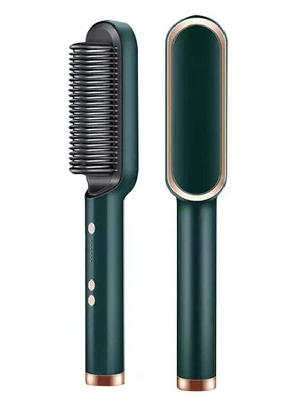 DubaiGallery Multifunctional Professional Tourmaline Ceramic Hair Curler Brush & Straightener Comb, Green/Grey
DubaiGallery Multifunctional Professional Tourmaline Ceramic Hair Curler Brush & Straightener Comb, Green/Grey