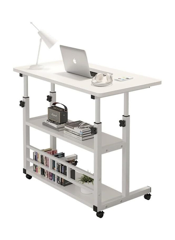 DubaiGallery Portable Small Height Adjustable Laptop Table with Shelf and Rolling Wheel, White
DubaiGallery Portable Small Height Adjustable Laptop Table with Shelf and Rolling Wheel, White