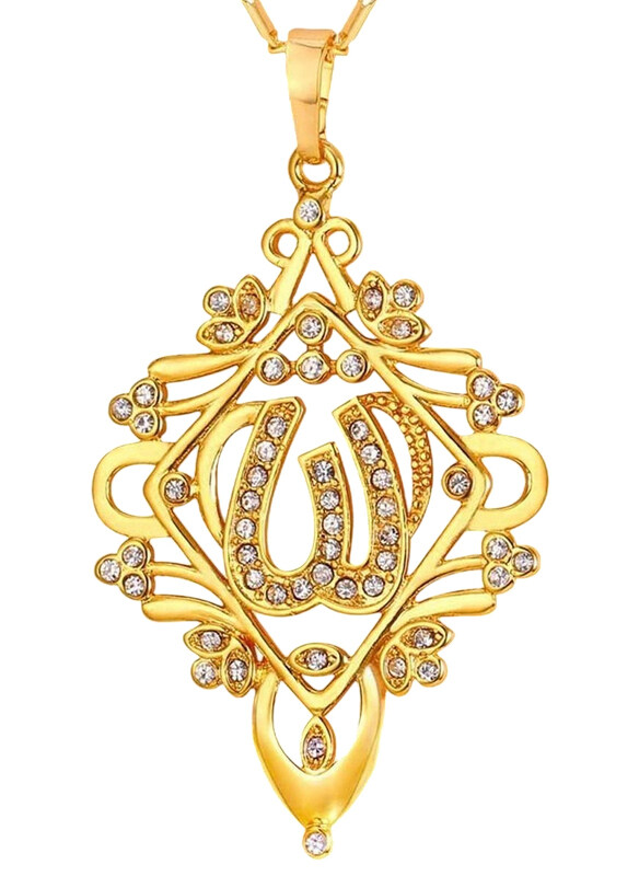 DubaiGallery Fashion Jewelry Highly craftsmanship New Islamic Allah Pendant Charm, Gold
DubaiGallery Fashion Jewelry Highly craftsmanship New Islamic Allah Pendant Charm, Gold