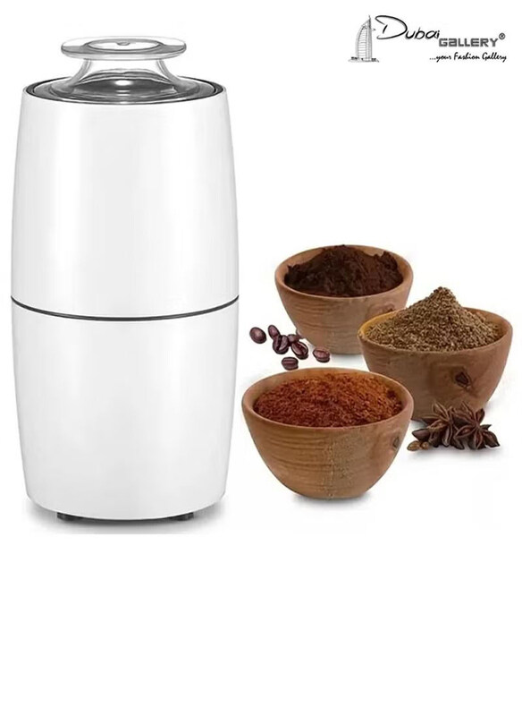 DubaiGallery Mill Spice Pulverize Powder Machine Electric Coffee Grinder for Herb, Pepper & Grain, 300W, White
DubaiGallery Mill Spice Pulverize Powder Machine Electric Coffee Grinder for Herb, Pepper & Grain, 300W, White