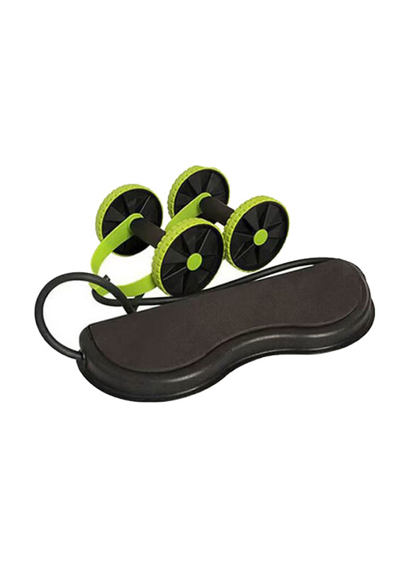 Generic Abdominal Waist Slimming Trainer Exerciser Roller Double Ab Wheel Fitness Equipment Pull Rope for Yoga, Home & Gym, Black/Green
Generic Abdominal Waist Slimming Trainer Exerciser Roller Double Ab Wheel Fitness Equipment Pull Rope for Yoga, Home & Gym, Black/Green