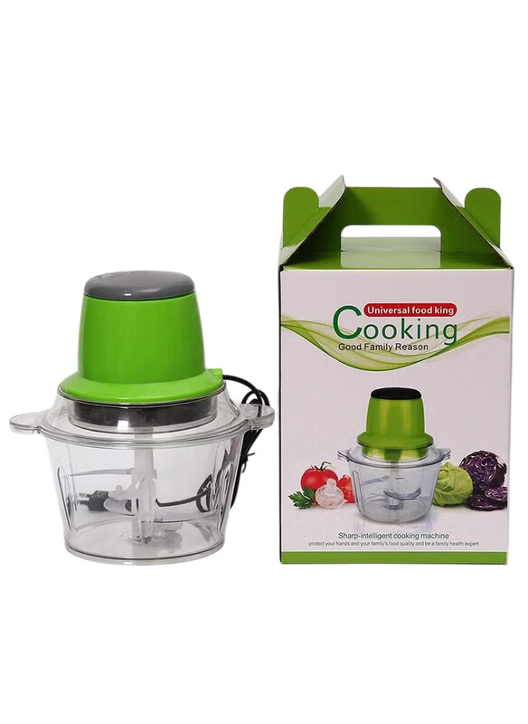 DubaiGallery 1.8L Electric Kitchen Meat Shredder Food Chopper, 250W, Clear/Green
DubaiGallery 1.8L Electric Kitchen Meat Shredder Food Chopper, 250W, Clear/Green