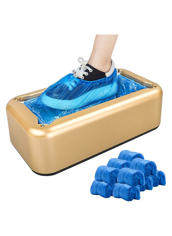 DubaiGallery Household Automatic Plastic Shoe Cover Machine with 100 Disposable Plastic Bags, Gold
DubaiGallery Household Automatic Plastic Shoe Cover Machine with 100 Disposable Plastic Bags, Gold