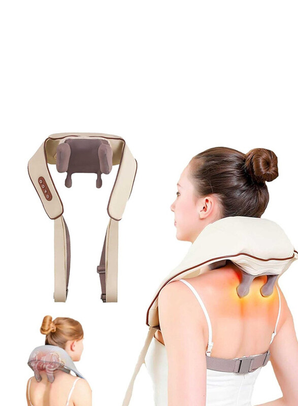Dubaigallery Cervical Spine Massager 3d Neck Massager Heated Deep Tissue Kneads Dough With Oblique Square Muscle, Beige
Dubaigallery Cervical Spine Massager 3d Neck Massager Heated Deep Tissue Kneads Dough With Oblique Square Muscle, Beige