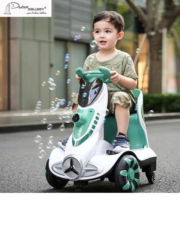 DubaiGallery 360 Degree Rotating Electric Car Ride-On Toy, Ages 3+, White/Green
DubaiGallery 360 Degree Rotating Electric Car Ride-On Toy, Ages 3+, White/Green