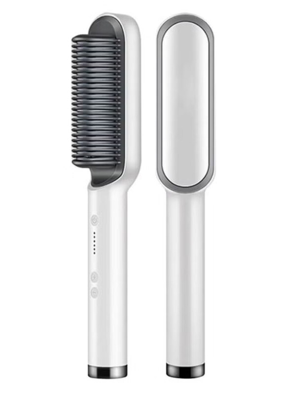 DubaiGallery Professional Electric Hair Straightener & Curler Brush, FH909, White
DubaiGallery Professional Electric Hair Straightener & Curler Brush, FH909, White