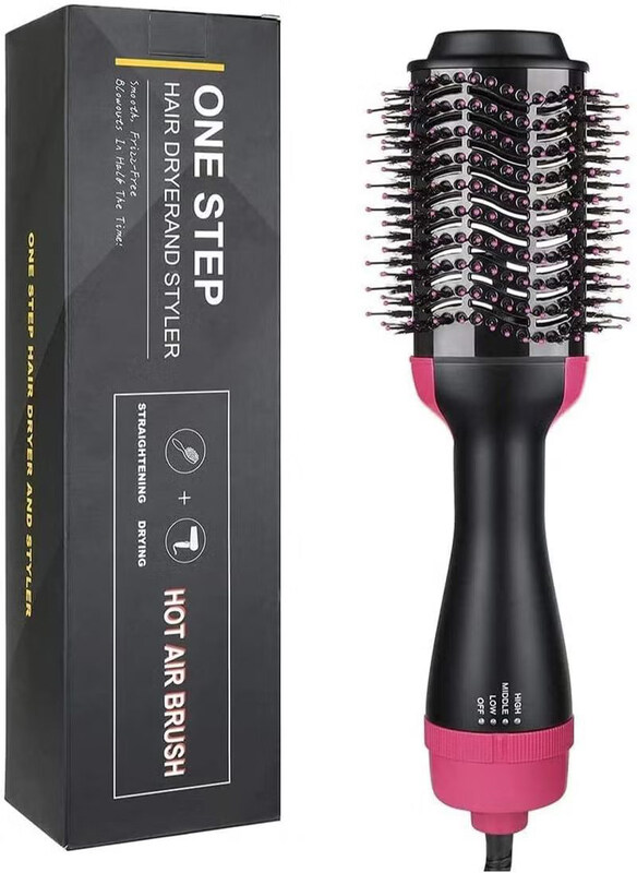 Generic 2 in 1 Multifunctional Volumizer Rotating Hot Hair Dryer Curler Roller Rotate Styler Styling Curling Iron Brush, Black/Pink
Generic 2 in 1 Multifunctional Volumizer Rotating Hot Hair Dryer Curler Roller Rotate Styler Styling Curling Iron Brush, Black/Pink