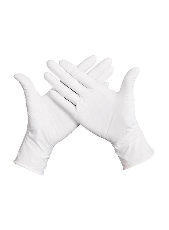 Generic 50-Piece Powder-Free Rubber Latex Stretchy Disposable Glove Set, PLNoon_10, White
Generic 50-Piece Powder-Free Rubber Latex Stretchy Disposable Glove Set, PLNoon_10, White