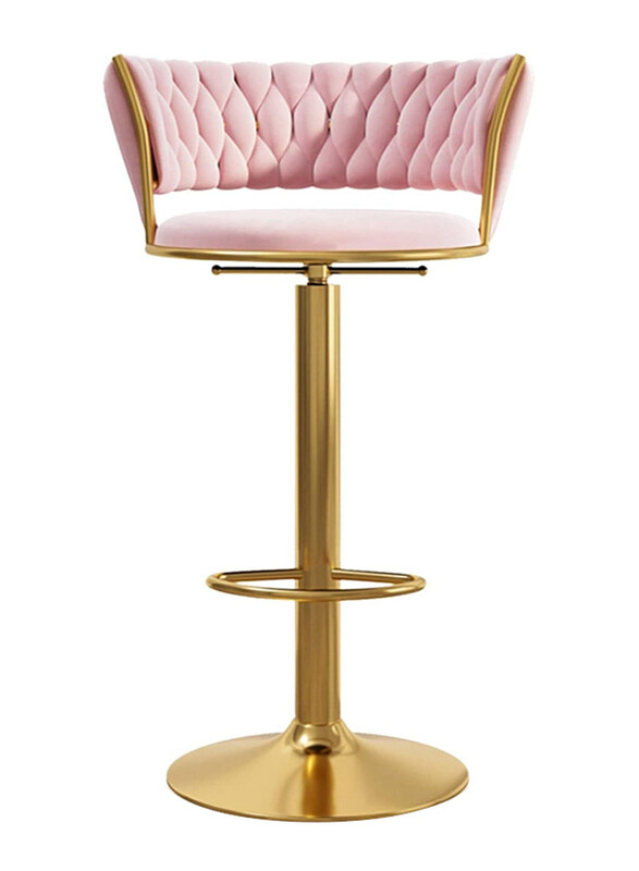 DubaiGallery Luxury Bar Modern Round Adjustable Reception Chair, Gold/Light Pink
DubaiGallery Luxury Bar Modern Round Adjustable Reception Chair, Gold/Light Pink