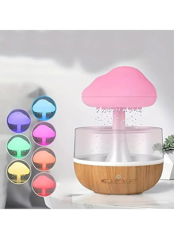 DubaiGallery Raining Cloud Night Light Aromatherapy Essential Oil Diffuser Humidifier, Multicolour
DubaiGallery Raining Cloud Night Light Aromatherapy Essential Oil Diffuser Humidifier, Multicolour