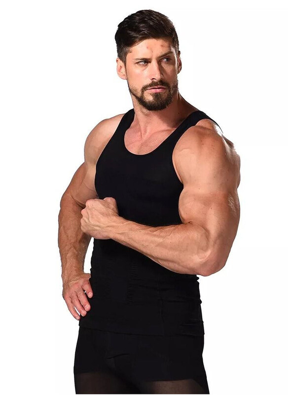 Slim'n Lift Sauna Belly Fat Body Compression Shaping Slimming Vest, Black, One Size
Slim'n Lift Sauna Belly Fat Body Compression Shaping Slimming Vest, Black, One Size