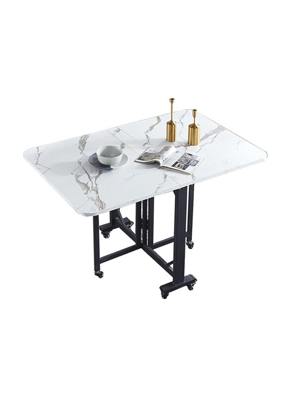 DubaiGallery Lightweight Folding Table with Thick Table Top and Sturdy Metal Frame, White/Black
DubaiGallery Lightweight Folding Table with Thick Table Top and Sturdy Metal Frame, White/Black