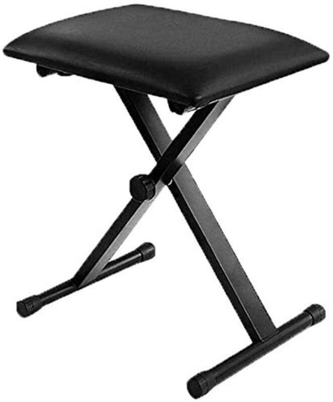Generic Folding Chairs Adjustable Style Cushion Padded Piano Keyboard Bench, Black
Generic Folding Chairs Adjustable Style Cushion Padded Piano Keyboard Bench, Black