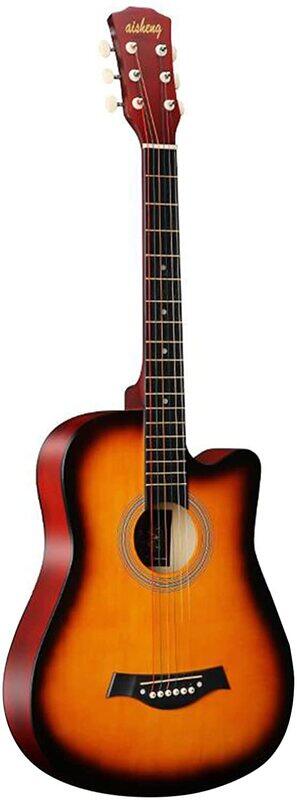 MegArya 38 Full Size Adult 6 Strings Cutaway Folk Students Beginners Acoustic Guitar, Brown
MegArya 38 Full Size Adult 6 Strings Cutaway Folk Students Beginners Acoustic Guitar, Brown