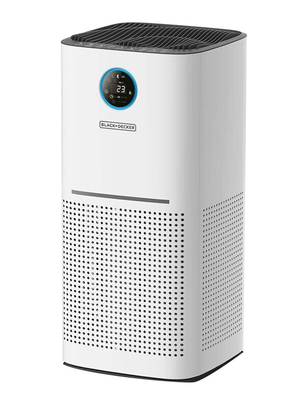 Black+Decker Black & Decker Air Purifier for Large Room upto 60m2 with HEPA 13 Air Filter, AP3560-B5, White
Black+Decker Black & Decker Air Purifier for Large Room upto 60m2 with HEPA 13 Air Filter, AP3560-B5, White