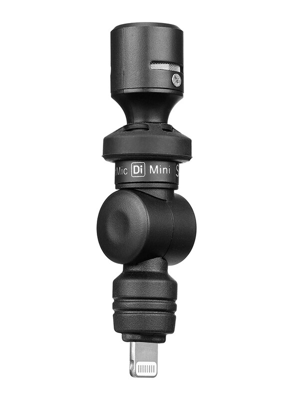Saramonic Ultra-Compact Omnidirectional Condenser Microphone with Lightning for iPhones & iPads, SMARTMICDIMINI, Black
Saramonic Ultra-Compact Omnidirectional Condenser Microphone with Lightning for iPhones & iPads, SMARTMICDIMINI, Black