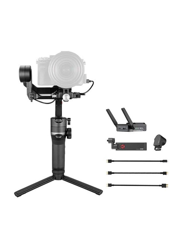 Unspecified Zhiyun Weebill Image Transmission Pro Package 3-Axis Handheld Gimbal Stabilizer for Mirrorless & DSLR Camera, Black
Unspecified Zhiyun Weebill Image Transmission Pro Package 3-Axis Handheld Gimbal Stabilizer for Mirrorless & DSLR Camera, Black