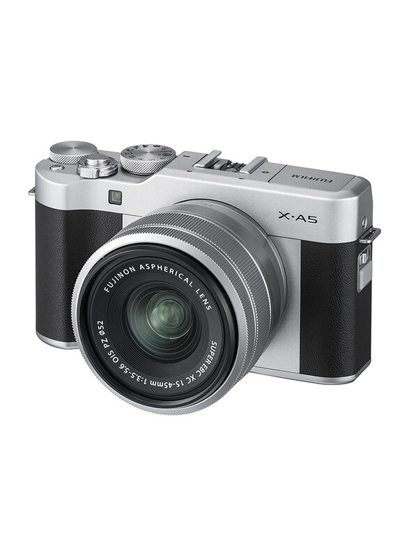 Fujifilm X-A5 Mirrorless Digital Camera with XC 15-45mm F3.5-5.6 OIS PZ Lens, 24.2 MP, Black
Fujifilm X-A5 Mirrorless Digital Camera with XC 15-45mm F3.5-5.6 OIS PZ Lens, 24.2 MP, Black