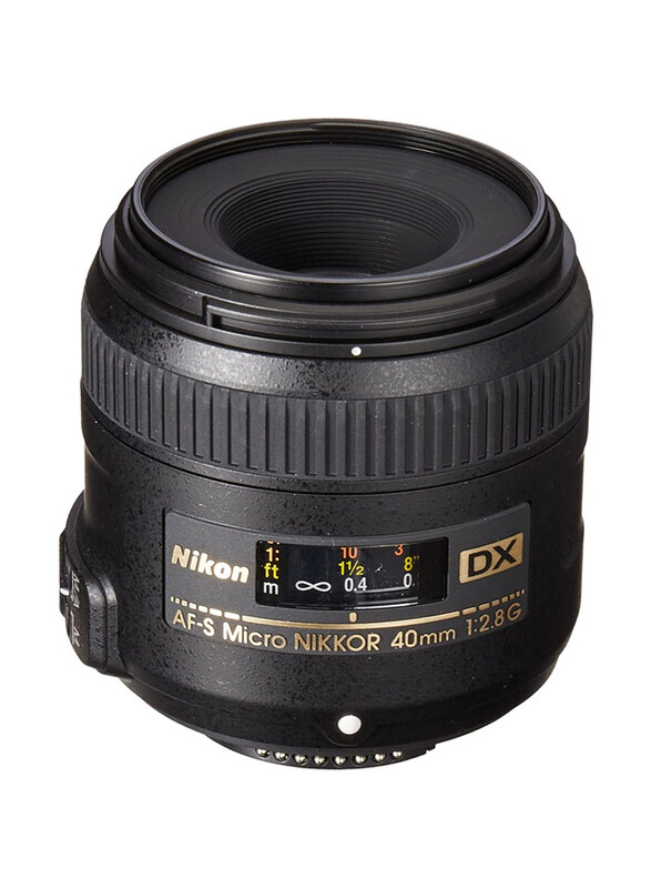 Nikon AF-S Nikkor 40mm f/2.8G DX Micro Close up Lens for DSLR Cameras, Black
Nikon AF-S Nikkor 40mm f/2.8G DX Micro Close up Lens for DSLR Cameras, Black