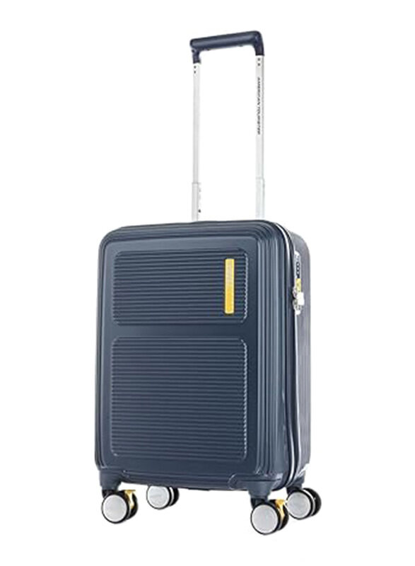 American Tourister Hardside Luggage Maxivo Spinner Wheels Suitcase, 55cm, Blue
American Tourister Hardside Luggage Maxivo Spinner Wheels Suitcase, 55cm, Blue