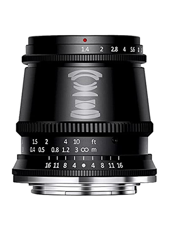TT Artisan 17 mm f 1.4 APS-C Wide Angle Lens with Manual Focus for Canon M Mount, Black
TT Artisan 17 mm f 1.4 APS-C Wide Angle Lens with Manual Focus for Canon M Mount, Black