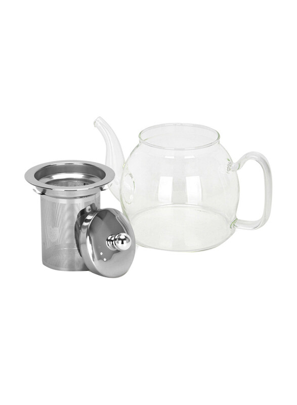Fissman 1000ml With Stainless Steel Filter Borosilicate Glass Tea Pot, Multicolour
Fissman 1000ml With Stainless Steel Filter Borosilicate Glass Tea Pot, Multicolour