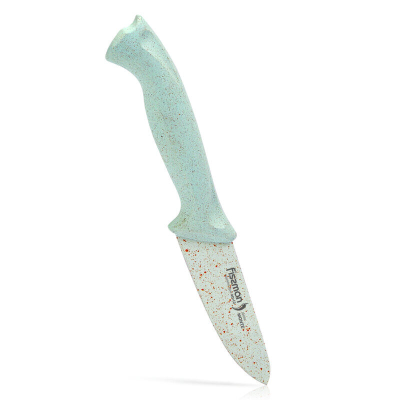 Fissman 9cm Monte Stainless Steel Paring Knife Non-Stick Coated Steel, Green/Silver
Fissman 9cm Monte Stainless Steel Paring Knife Non-Stick Coated Steel, Green/Silver