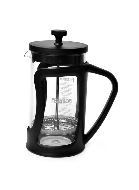 Fissman 600ml Macchiato Plastic Borosilicate Glass French Press Coffee Maker, Black
Fissman 600ml Macchiato Plastic Borosilicate Glass French Press Coffee Maker, Black