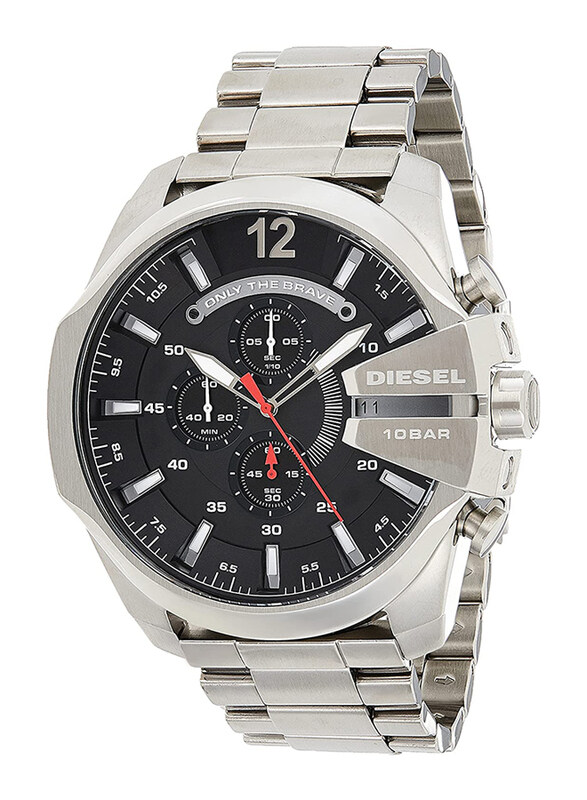 Diesel Analog Watch for Men with Stainless Steel Band, Water Resistant and Chronograph, DZ4308, Silver-Black
Diesel Analog Watch for Men with Stainless Steel Band, Water Resistant and Chronograph, DZ4308, Silver-Black