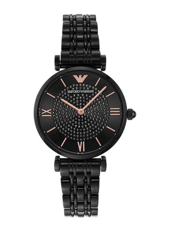 Emporio Armani Analog Watch for Women with Stainless Steel Band, Water Resistant, AR11245, Black
Emporio Armani Analog Watch for Women with Stainless Steel Band, Water Resistant, AR11245, Black