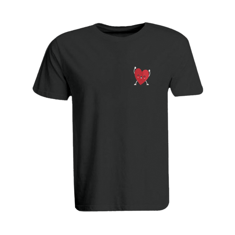 BYFT (Black) Embroidered Cotton T-shirt (Happy Heart ) Personalized Round Neck T-shirt For Women (Small)-Set of 1 pc-190 GSM
BYFT (Black) Embroidered Cotton T-shirt (Happy Heart ) Personalized Round Neck T-shirt For Women (Small)-Set of 1 pc-190 GSM