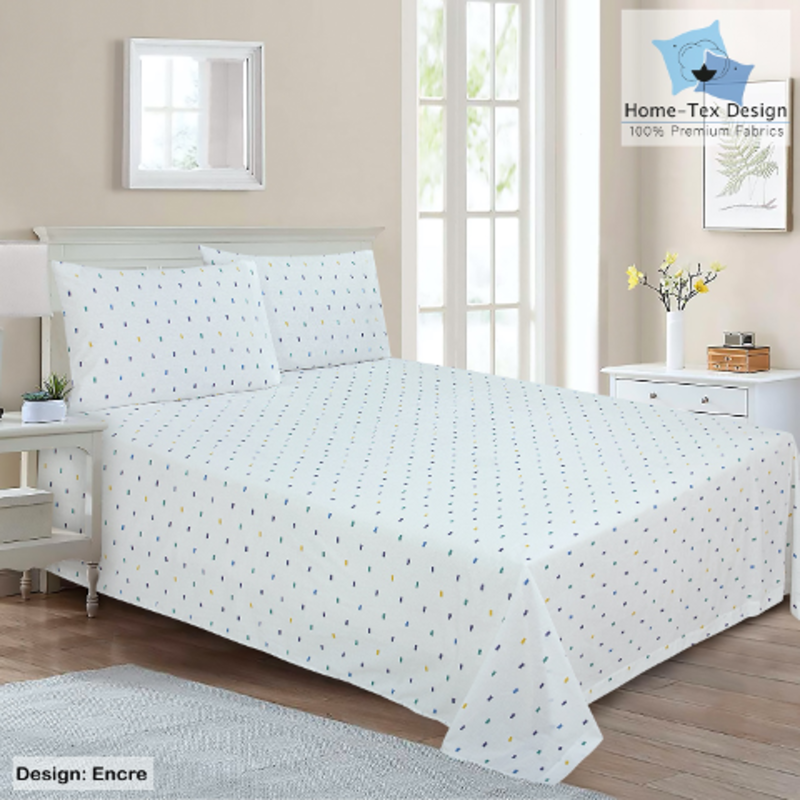 BYFT Home Design King Flat Sheet 240 x 260 Cm 2 Pillow Cover 50 x 80 Cm Encre 100% Cotton Set of 3
BYFT Home Design King Flat Sheet 240 x 260 Cm 2 Pillow Cover 50 x 80 Cm Encre 100% Cotton Set of 3