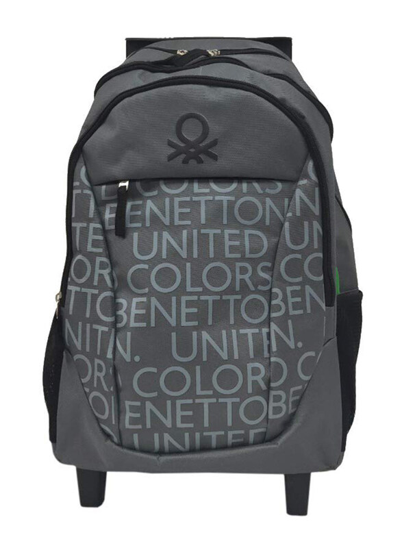 Benetton 19-inch Double Handle Trolley School Bag with Pencil Bag for Kids, Grey
Benetton 19-inch Double Handle Trolley School Bag with Pencil Bag for Kids, Grey