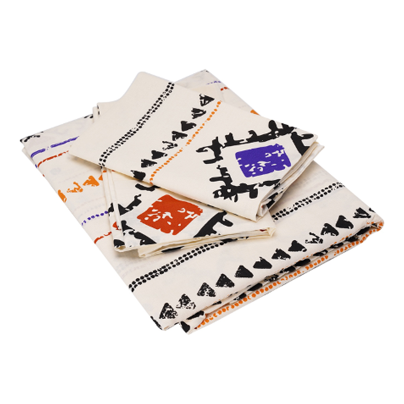 BYFT Home Design King Flat Sheet 240 x 260 Cm 2 Pillow Cover 50 x 80 Cm Printed Cleta 100% Cotton Set of 3
BYFT Home Design King Flat Sheet 240 x 260 Cm 2 Pillow Cover 50 x 80 Cm Printed Cleta 100% Cotton Set of 3